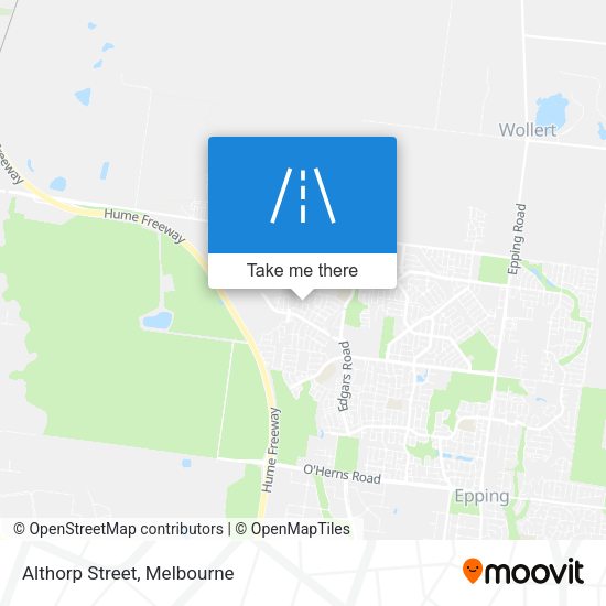 Althorp Street map