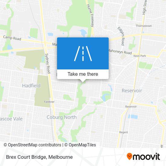 Brex Court Bridge map