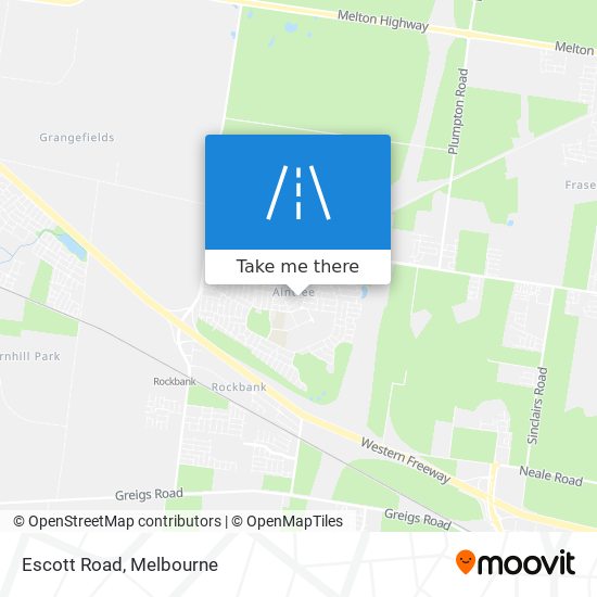 Escott Road map