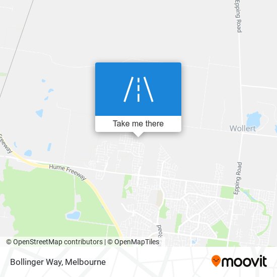 Bollinger Way map