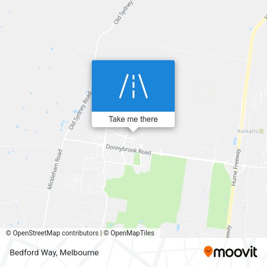 Bedford Way map