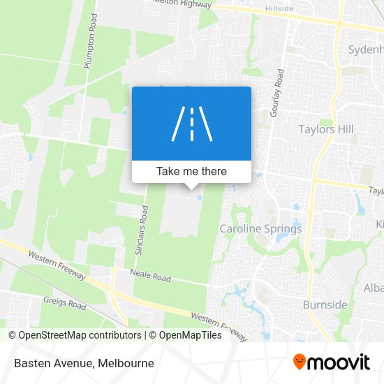 Basten Avenue map