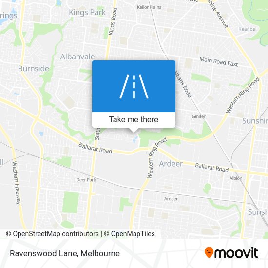 Ravenswood Lane map