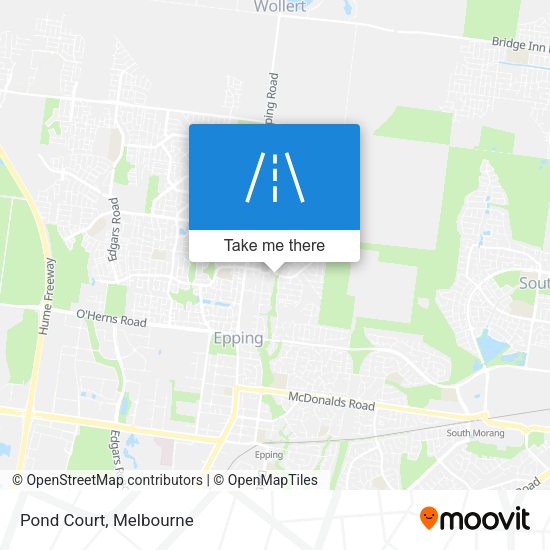Pond Court map