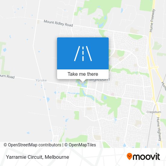 Yarramie Circuit map