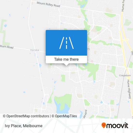 Ivy Place map