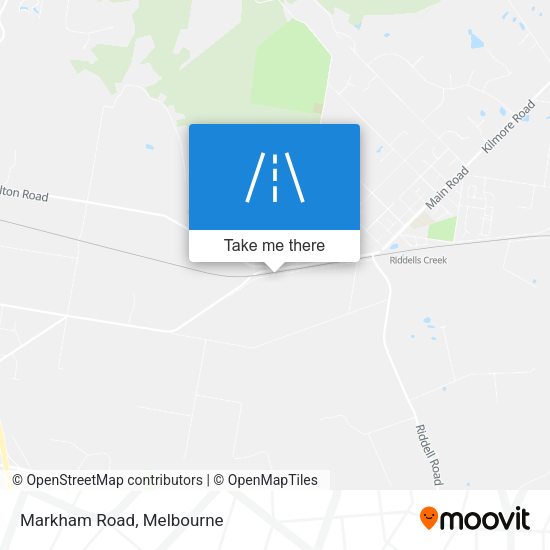 Markham Road map
