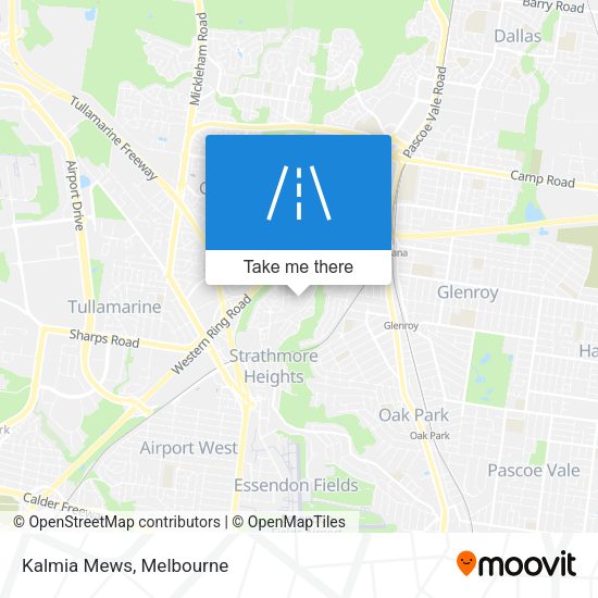 Kalmia Mews map
