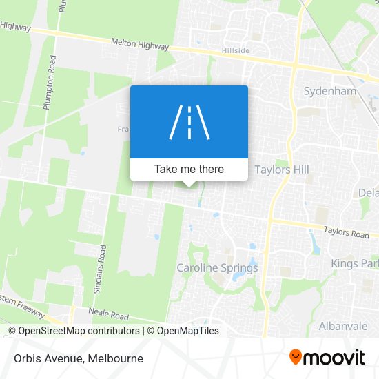 Orbis Avenue map