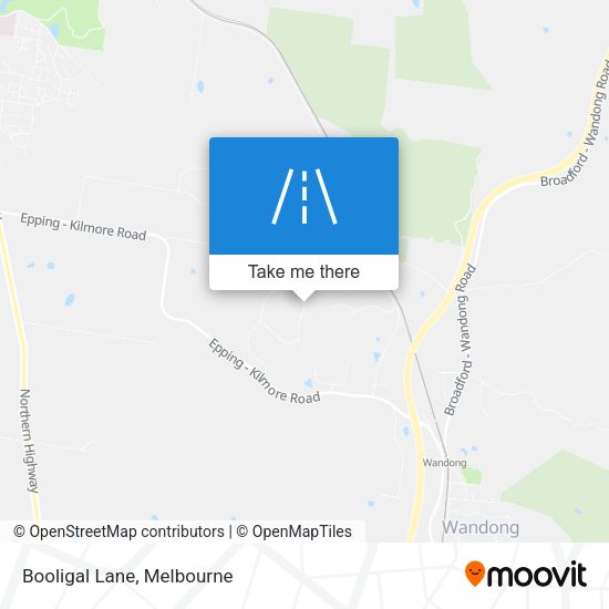 Booligal Lane map