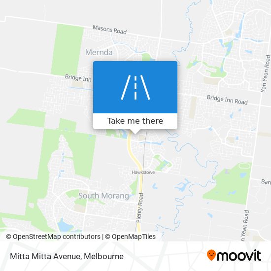 Mapa Mitta Mitta Avenue