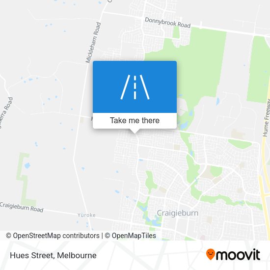Hues Street map