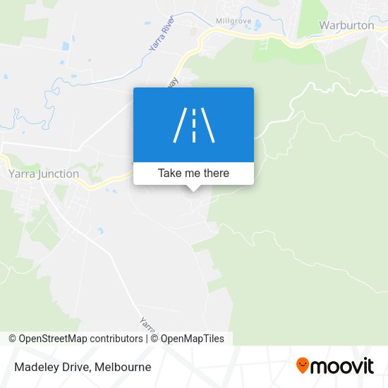 Madeley Drive map