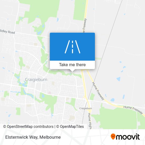 Elsternwick Way map