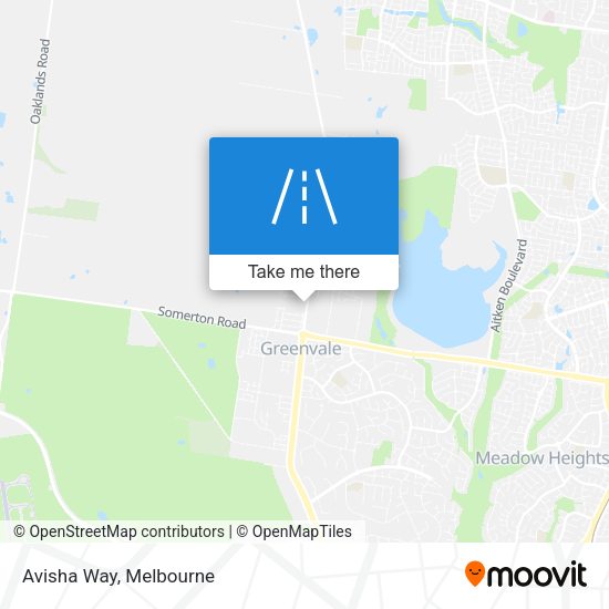 Avisha Way map