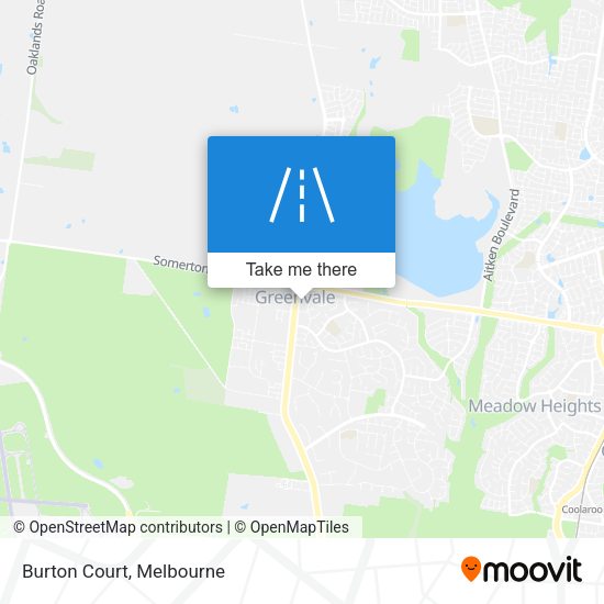 Burton Court map