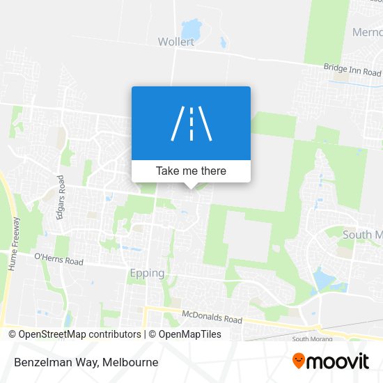 Benzelman Way map