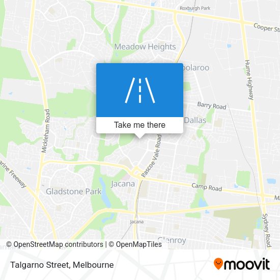 Talgarno Street map