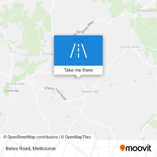 Bates Road map