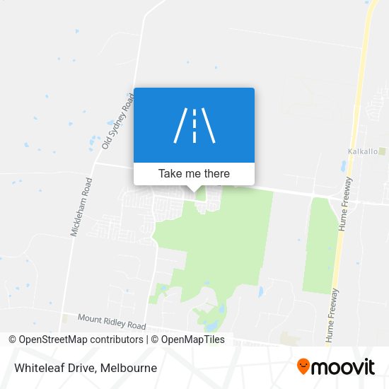 Whiteleaf Drive map