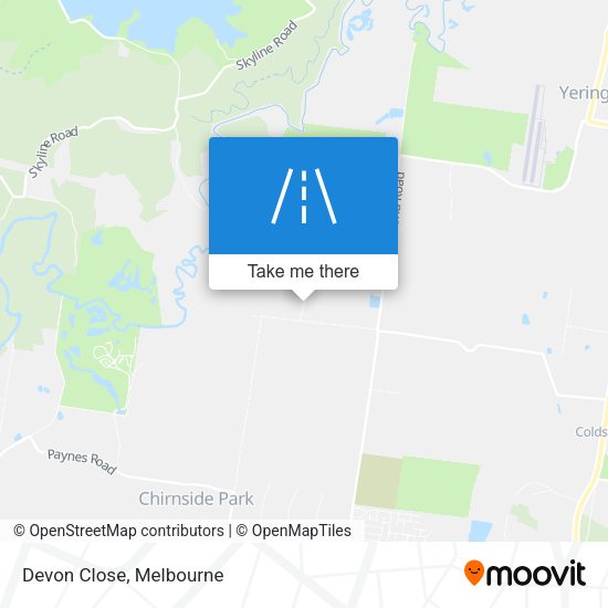 Devon Close map