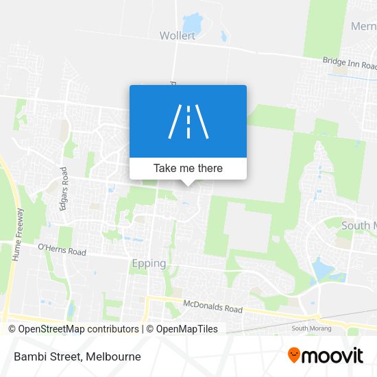 Bambi Street map