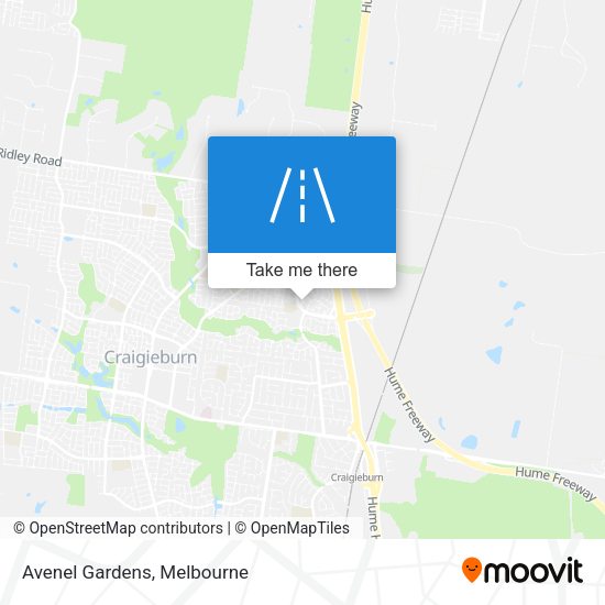 Avenel Gardens map