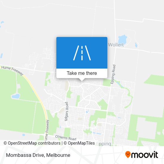 Mombassa Drive map