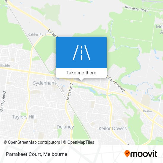Parrakeet Court map