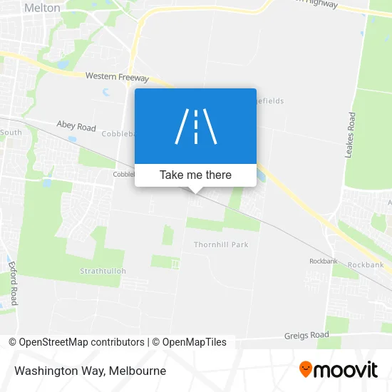 Mapa Washington Way