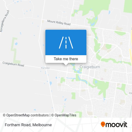 Fortham Road map