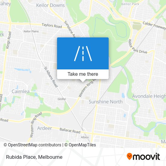 Rubida Place map
