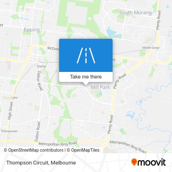 Thompson Circuit map