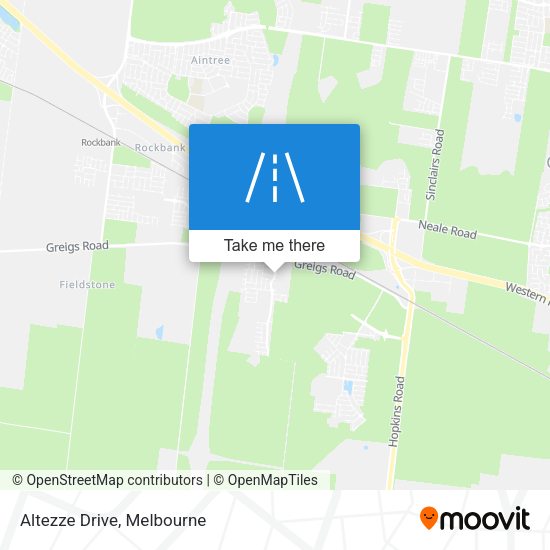 Altezze Drive map