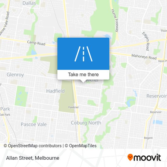Allan Street map
