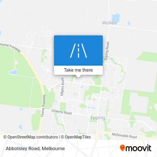 Abbotsley Road map