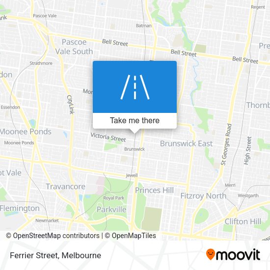 Ferrier Street map