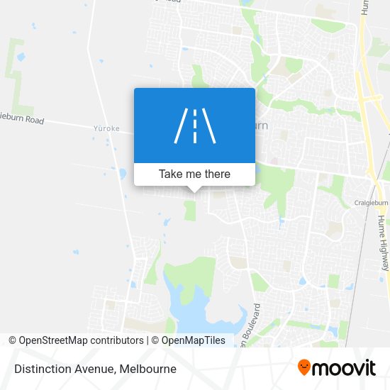 Distinction Avenue map