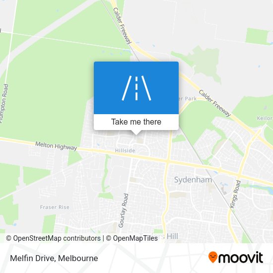 Melfin Drive map