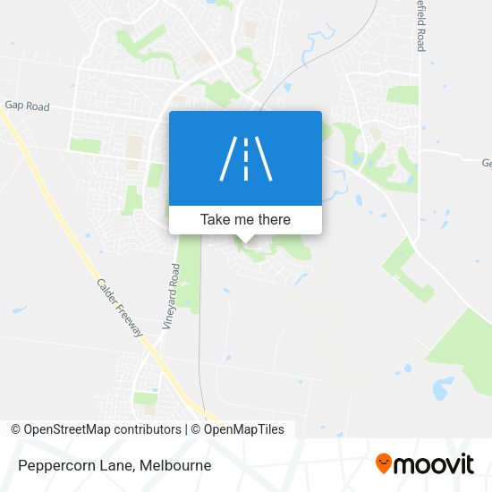 Peppercorn Lane map