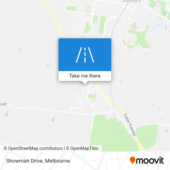 Showman Drive map
