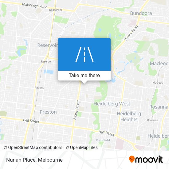 Nunan Place map