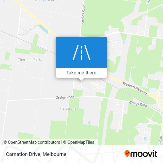Carnation Drive map