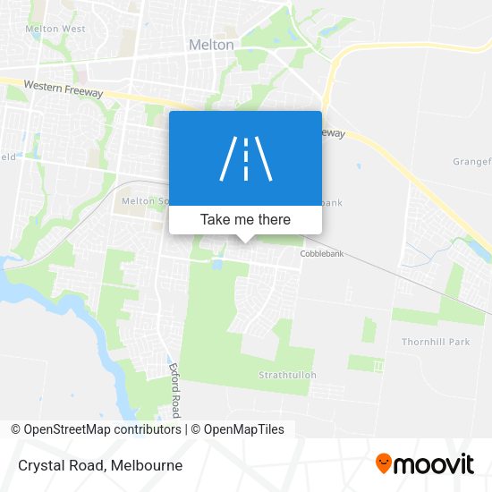 Crystal Road map