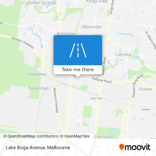 Lake Boga Avenue map