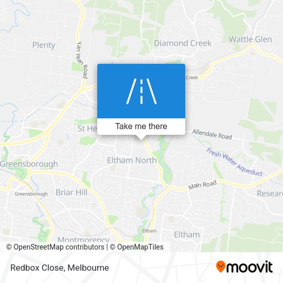 Redbox Close map