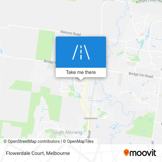 Flowerdale Court map