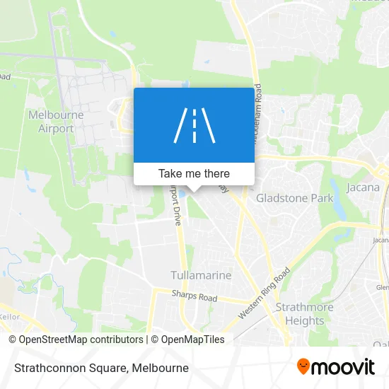 Mapa Strathconnon Square