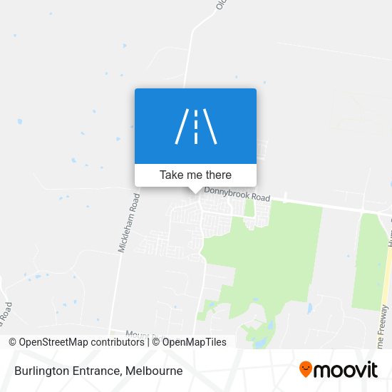 Burlington Entrance map