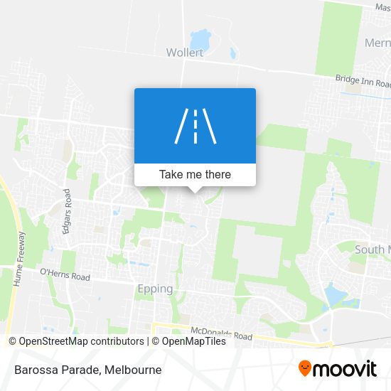 Barossa Parade map